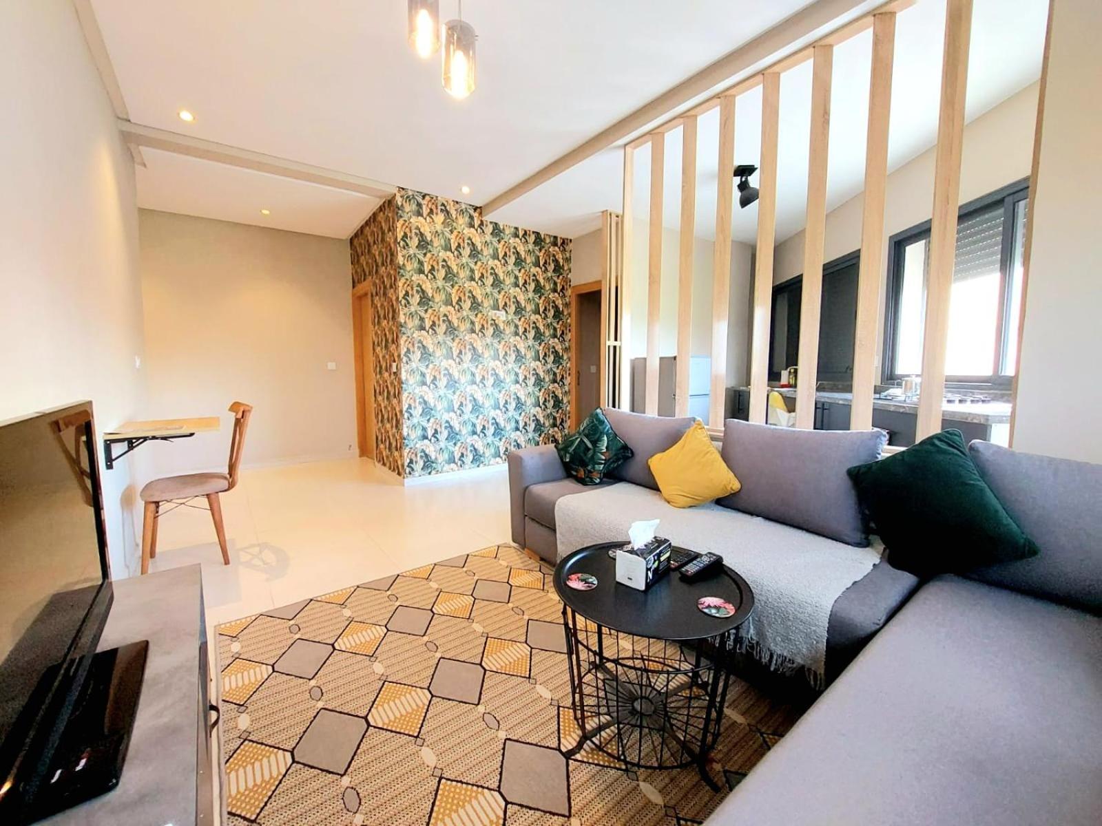 Beautiful Apartment Next To Airport Mohamed V Derroua Luaran gambar